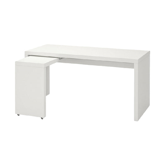 Bureau d'ordinateur pour espace de travail en mélamine - 150 x 60 x 75