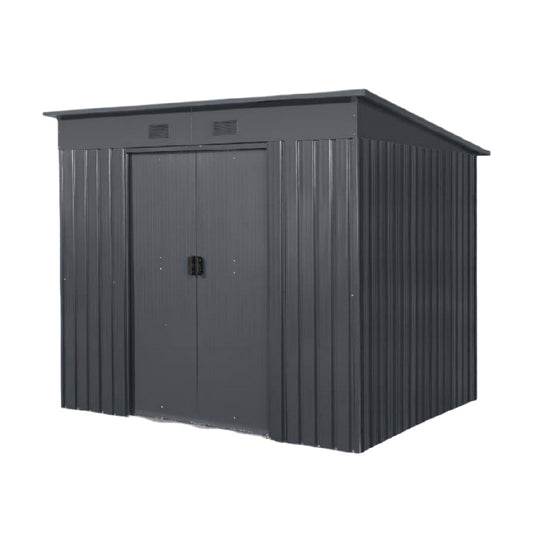 Abri de jardin en métal pour rangement extérieur - 200 x 120 x 160