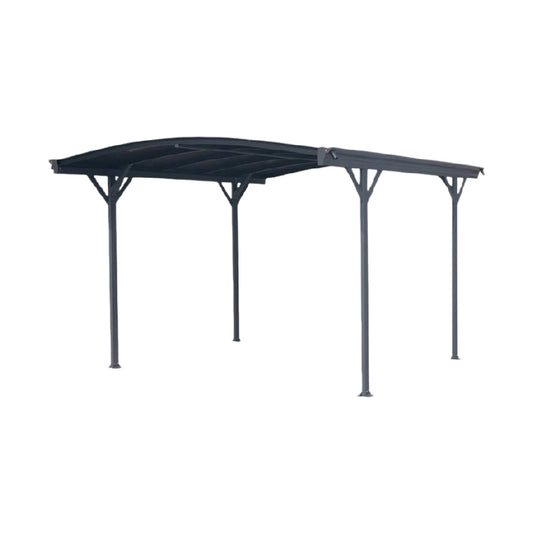 Auvent en métal pour abri de voiture - extérieur - acier - 300 x 200 x 250