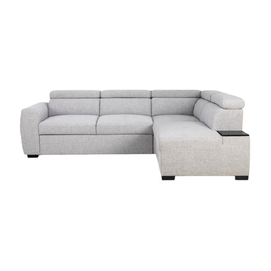 Canapé d'angle en tissu pour salon - 250 x 200 x 80